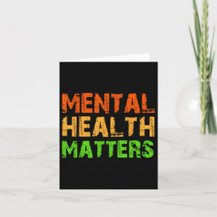 Carte Sensibilisation à la santé mentale