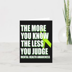 Carte Sensibilisation à la santé mentale - Soutien au ru