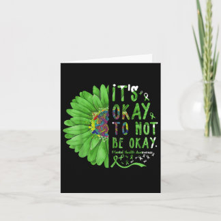 Carte Sensibilisation À La Santé Mentale Tournesol C'Est