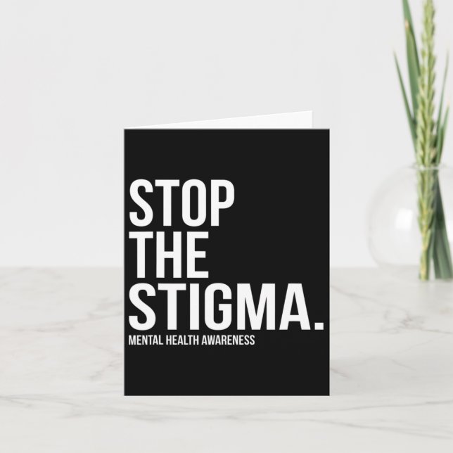 Carte Sensibilisation à la stigmatisation de la santé me (Devant)