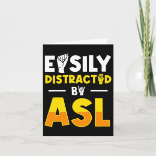 Carte Sensibilisation à la surdité et à la langue des si