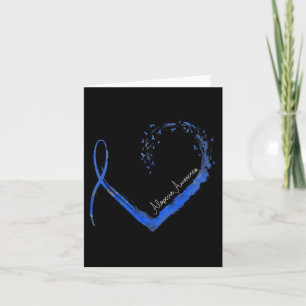 Carte Sensibilisation à l'alopécie du coeur du ruban 1