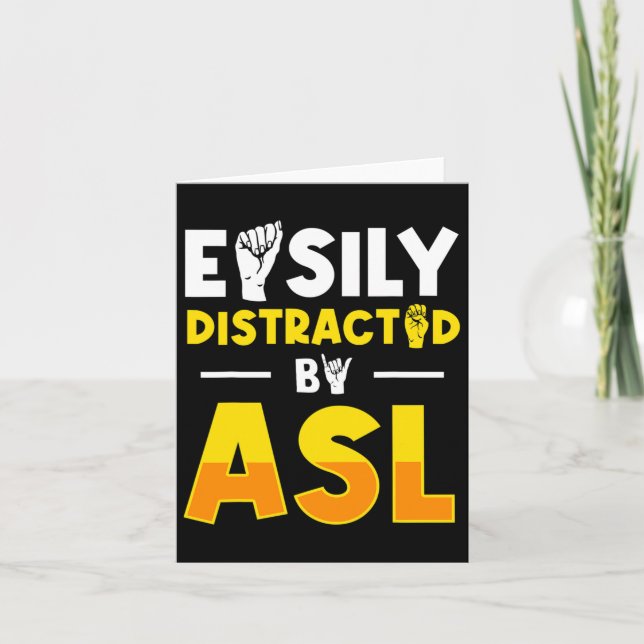 Carte Sensibilisation Asl Et Langue Des Signes 3  (Devant)