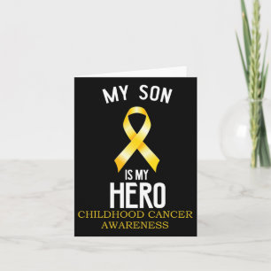 Carte Sensibilisation au cancer de l'enfance Mon fils es