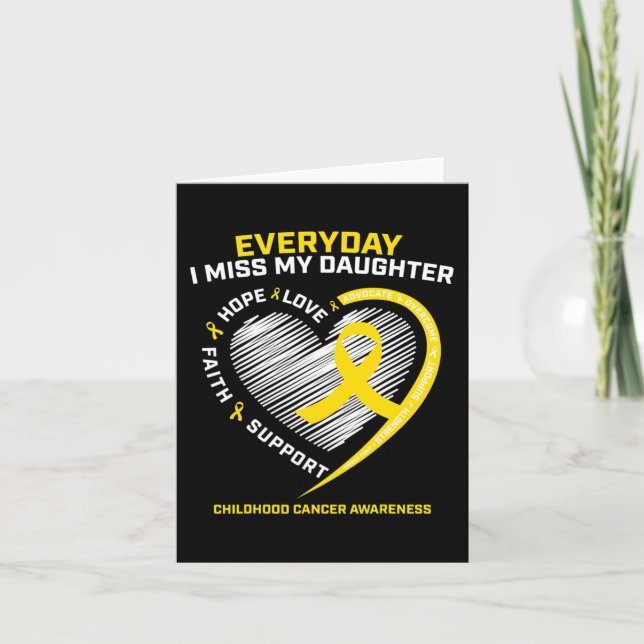 Carte Sensibilisation au cancer de l'enfant En mémoire d (Devant)