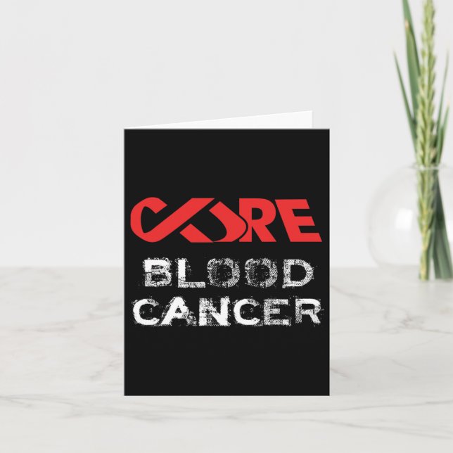 Carte Sensibilisation au cancer du sang (Devant)