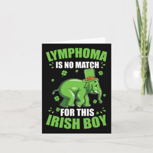Carte Sensibilisation au cancer du sang lymphome St Patr
