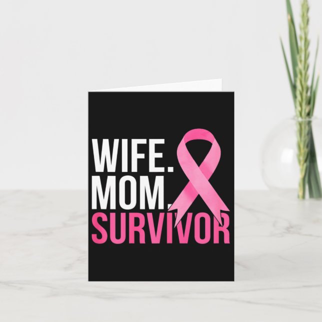 Carte Sensibilisation au cancer du sein chez la survivan (Devant)