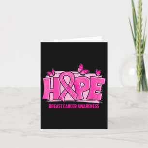 Carte Sensibilisation au cancer du sein Espoir Pink Ribb