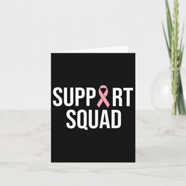Carte Sensibilisation au cancer du sein familial Soutien (Devant)