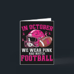 Carte Sensibilisation au cancer du sein Football En Octo<br><div class="desc">Sensibilisation au cancer du sein Football En Octobre Nous Portons Rose</div>