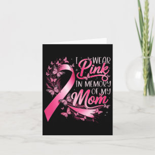 Carte Sensibilisation au cancer du sein Je porte du rose