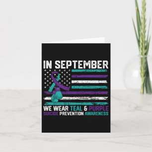 Carte Sensibilisation au suicide 2024 En Septembre Nous