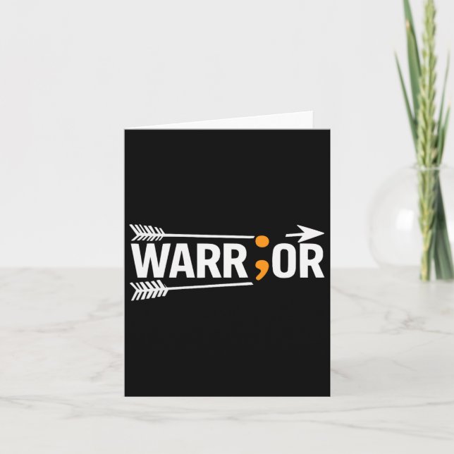 Carte Sensibilisation au suicide Dépression Anxiété Sant (Devant)