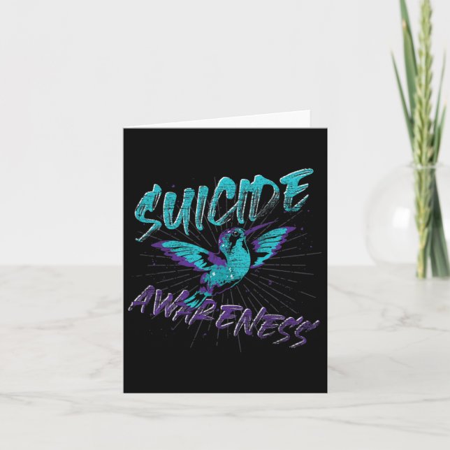 Carte Sensibilisation au suicide Prévention du suicide c (Devant)
