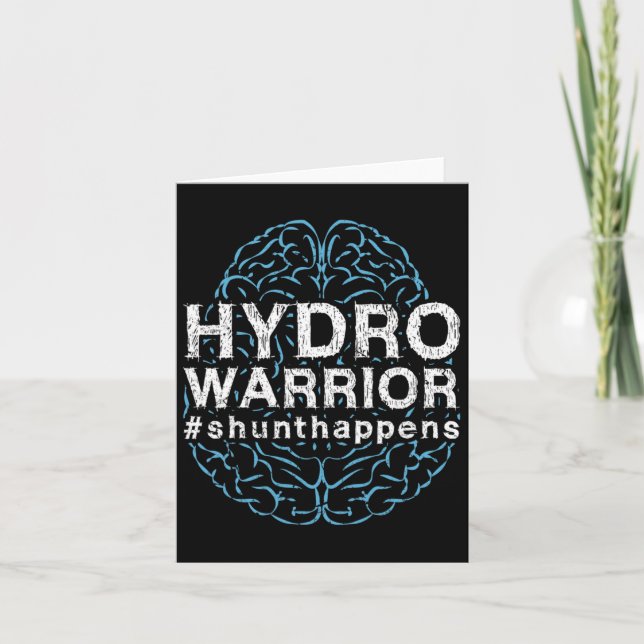 Carte Sensibilisation Hydro Warrior Shunt Happer Cerveau (Devant)
