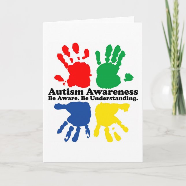 Carte Sensibilisation sur l'autisme (Devant)