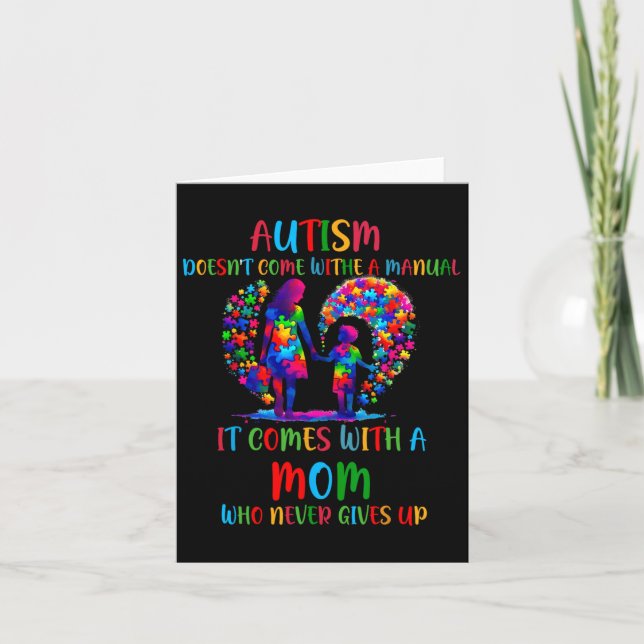Carte Sensibilisation sur l'autisme 2025 ne contient pas (Devant)