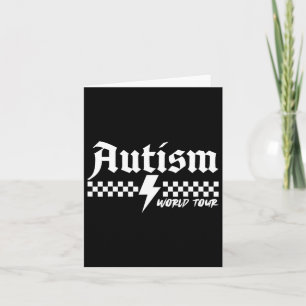 Carte Sensibilisation sur l'autisme World Autism Tour Be