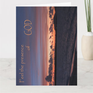 Carte Sentez la présence de DIEU