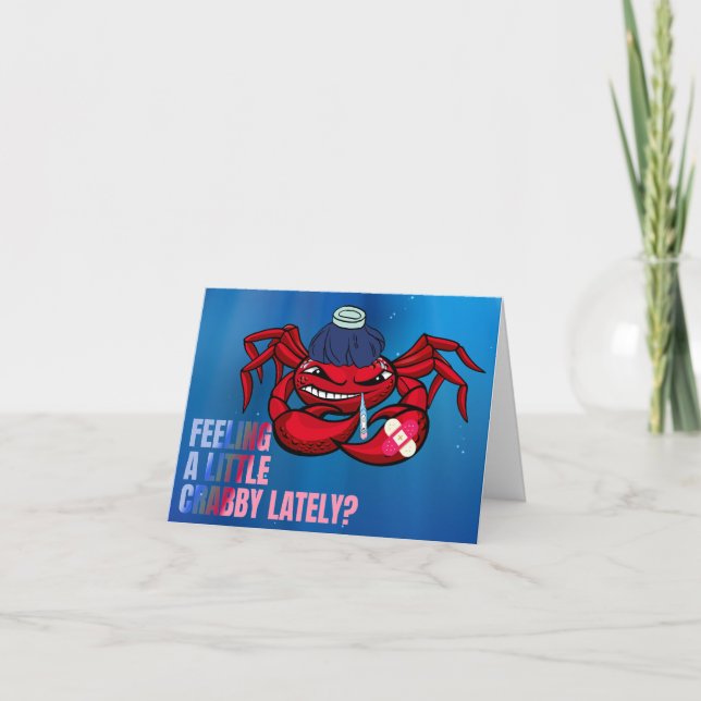 Carte Sentez un peu de crabby se tirer bien (Devant)