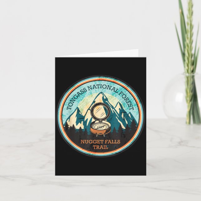 Carte sentier de Nugget Falls en Alaska  (Devant)