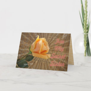 Carte Sentiment de personnaliser-soeur secrète