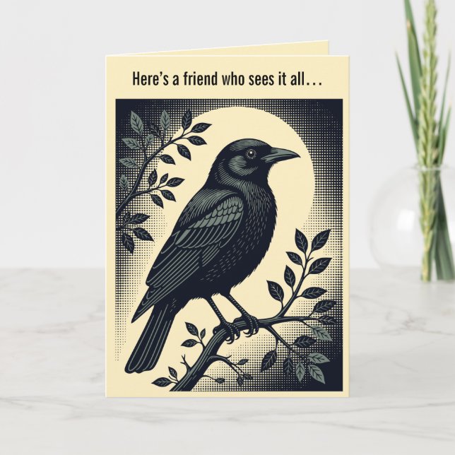 Carte Sentinelle de la Solitude Le Corbeau (Devant)