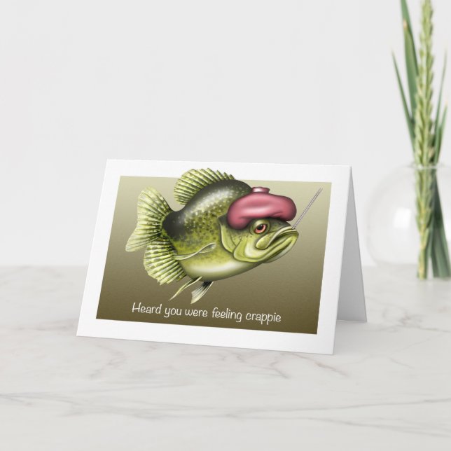 Carte Sentir Crappy Get Well Card (Devant)