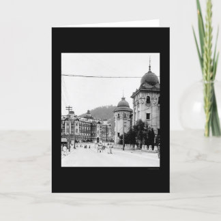 Carte Séoul, Corée Street Scene 1912