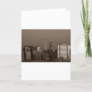Carte Sepia New York