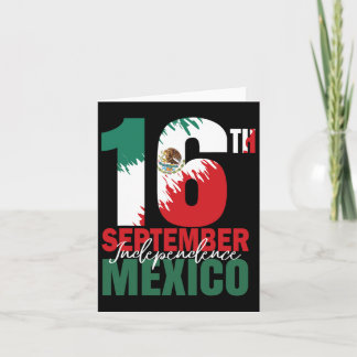 Carte Septembre Fête de l'Indépendance Mexicaine Chemise