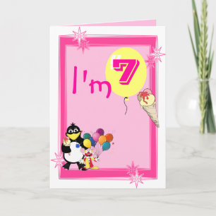 Carte Septième anniversaire