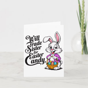 Carte Sera La Soeur Pour Candy Pâques Enfants Hommes Gar