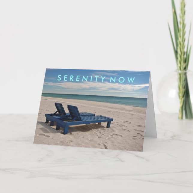 Carte Sérénité maintenant (Devant)