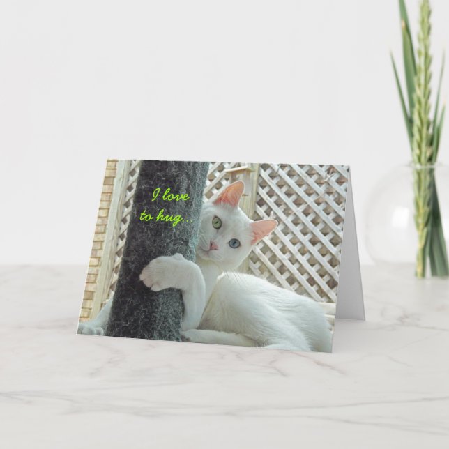 Carte Serenity hug Mother's Day card - customized (Devant)
