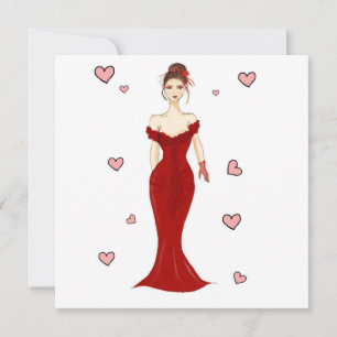 Carte Serez-vous mon gf, illustration