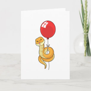 Carte Serpent à ballons