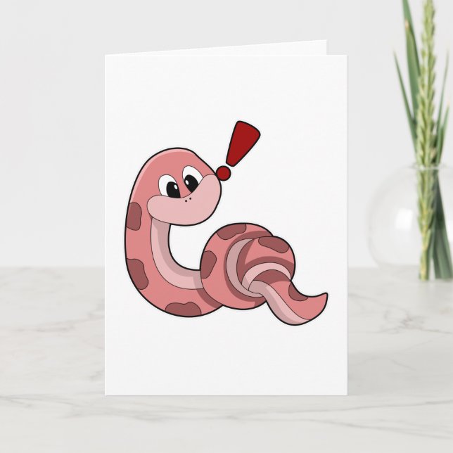 Carte Serpent aux taches rouges (Devant)