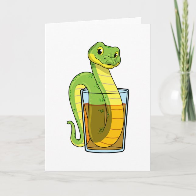 Carte Serpent avec jus (Devant)