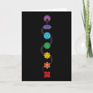 Carte Serpent Kundalini Ascendant 7 Chakras Yoga - Kunda