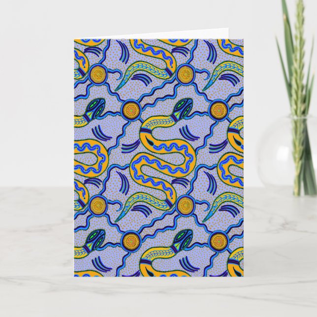 Carte Serpent tribal (Devant)