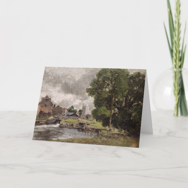Carte Serrure et moulin de John Constable | Dedham (Devant)