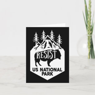 Carte Service de résistance du parc national Alt Us