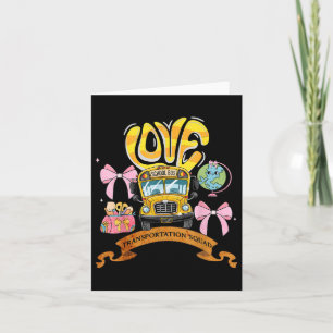 Carte Service De Transport Doodle Bus Aide Retour À L'Éc