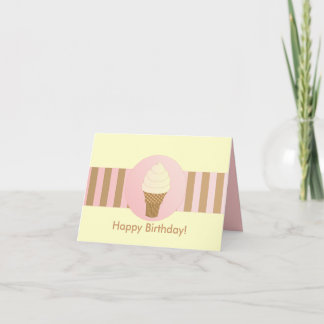 Carte Service doux de vanille