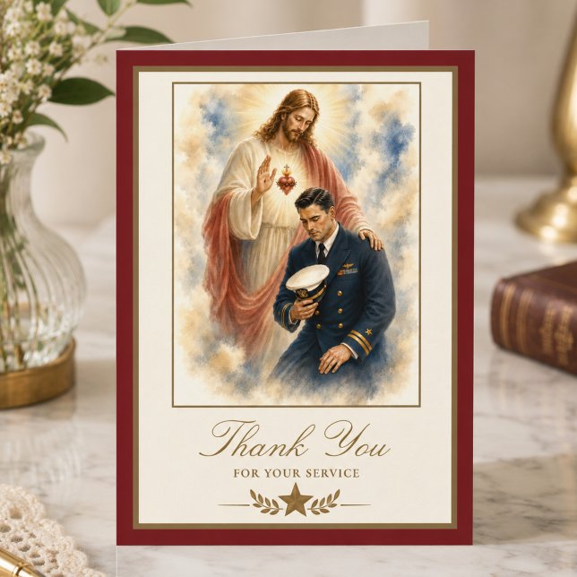 Carte Service militaire du Sacré-Cœur de Jésus (Créateur téléchargé)