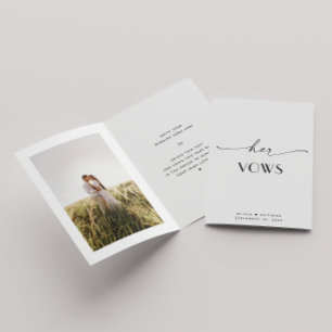 Carte Ses Vœux Élégant Mariage Photo Minimaliste Moder