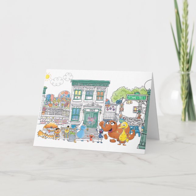 Carte Sesame Pals Doodley Graphisme (Devant)