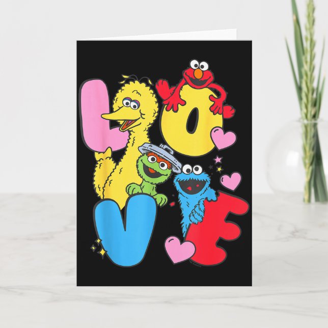 Carte Sesame Street Character Love Valentine  (Devant)